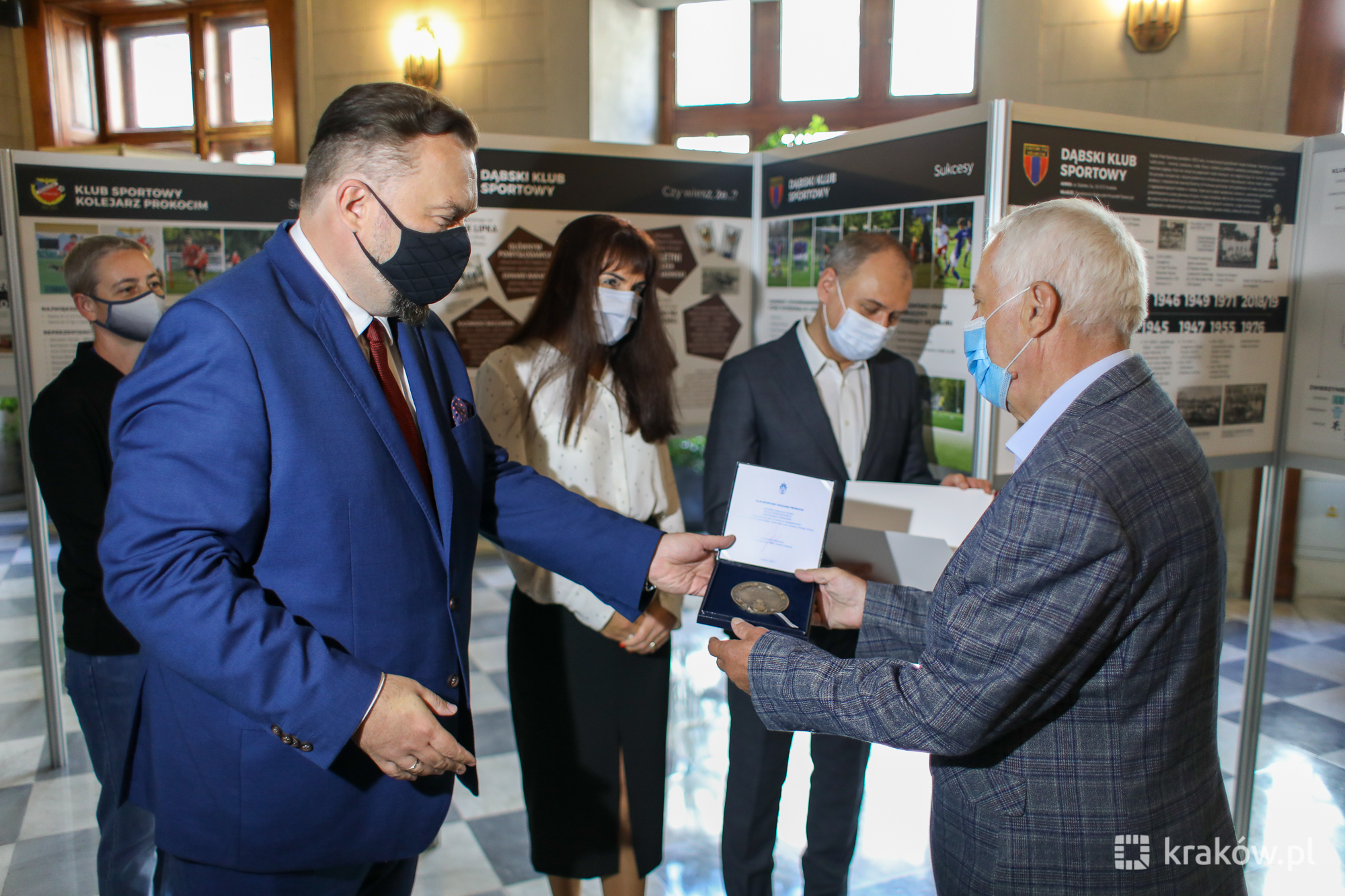Otwarcie wystawy prezentującej dorobek klubów sportowych