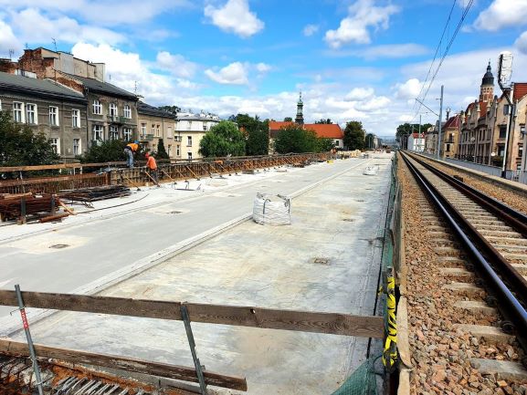 Budowa estakad kolejowych w centrum Krakowa