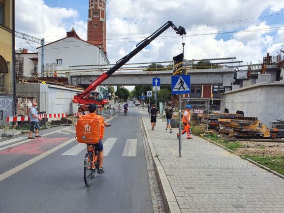 Budowa estakad kolejowych w centrum Krakowa