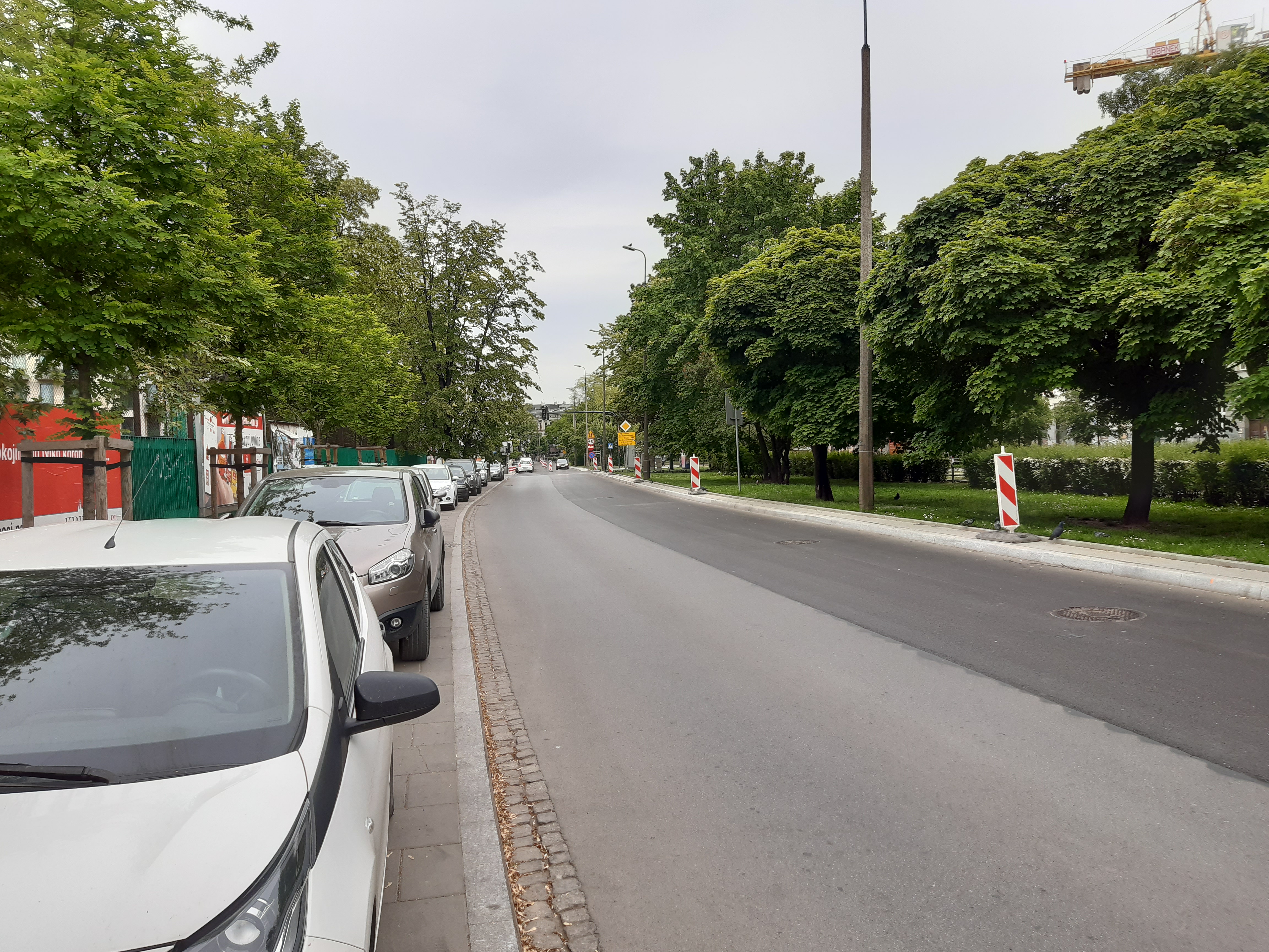 Dietla gotowa na zmiany Tu zmieści się jeszcze jeden pas dla samochodów i dodatkowy pas dla rowerów