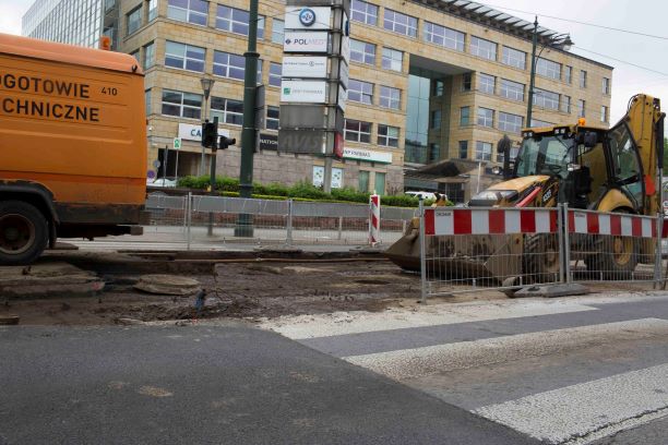 Jak idzie remont torowiska na skrzyżowaniu Lubicz- Rakowicka