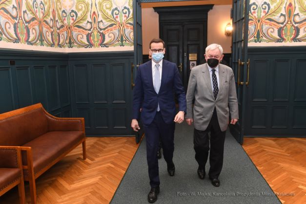 Wizyta premiera u prezydenta Krakowa