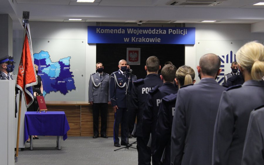 Ślubowanie, odznaczenia, pożegnanie