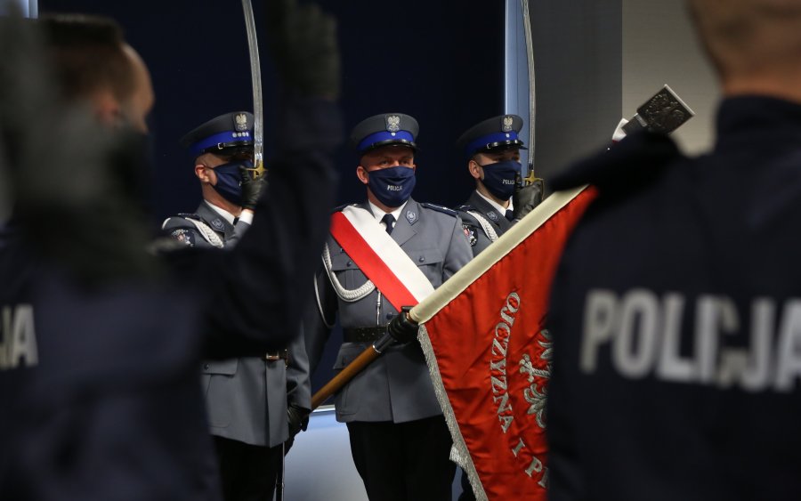 Ślubowanie, odznaczenia, pożegnanie