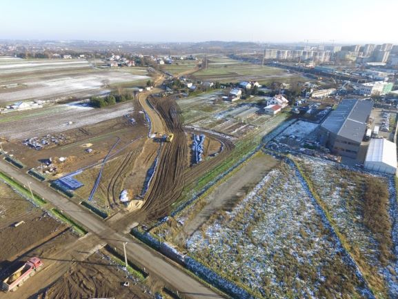 Tak buduje się północna obwodnica Krakowa
