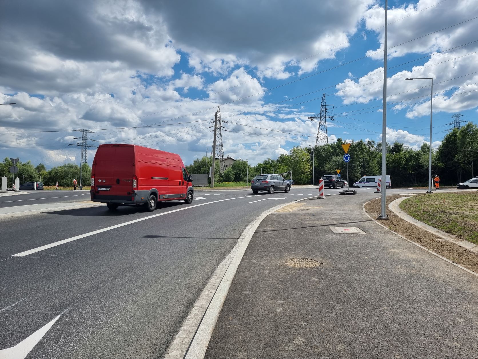Rondo na granicy Krakowa i Skawiny już gotowe
