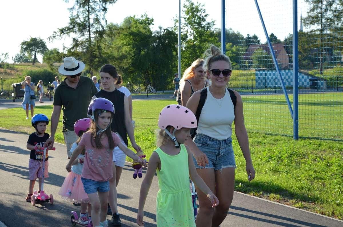 Otwarcie toru dla rolkarzy w Kłaju