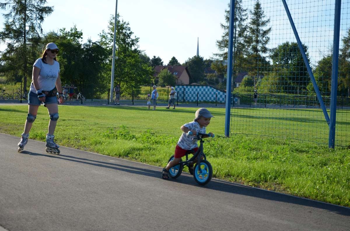 Otwarcie toru dla rolkarzy w Kłaju