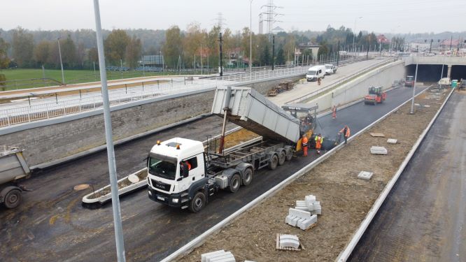 Tak się buduje Trasa Łagiewnicka - październik 2020