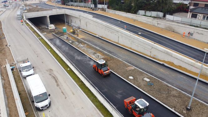 Tak się buduje Trasa Łagiewnicka - październik 2020