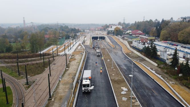 Tak się buduje Trasa Łagiewnicka - październik 2020