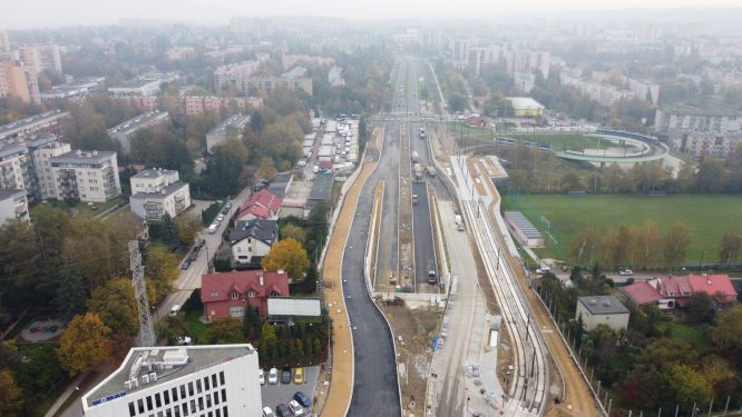 Tak się buduje Trasa Łagiewnicka - październik 2020