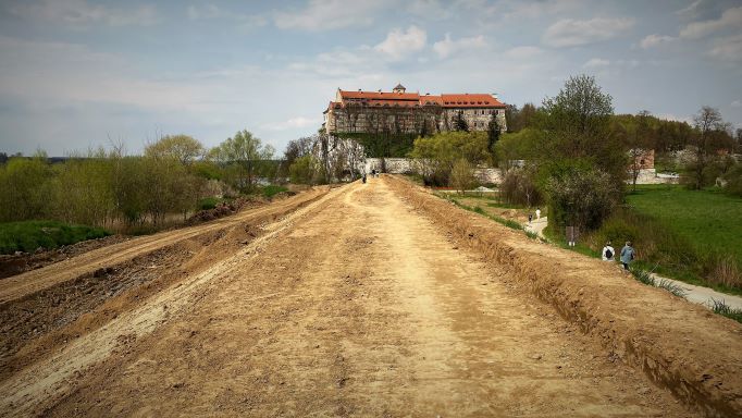 Trasa rowerowa Kraków – Skawina wciąż w budowie