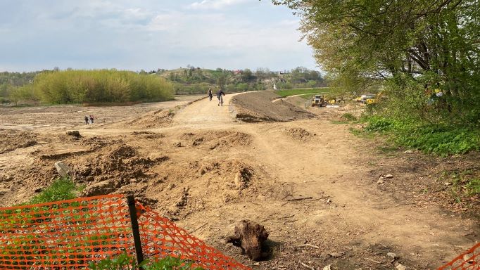 Trasa rowerowa Kraków – Skawina wciąż w budowie