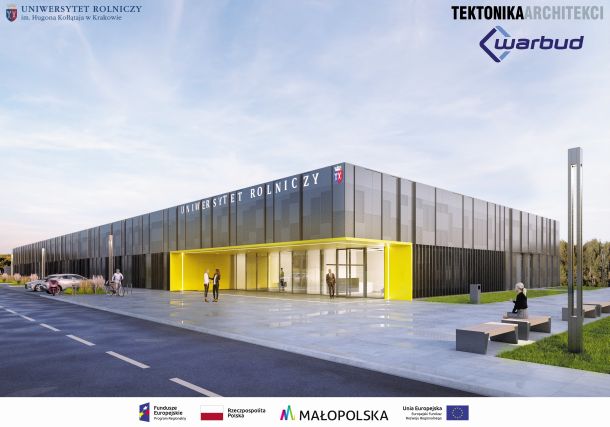 Tak będzie wyglądać Centrum Innowacji oraz Badań Prozdrowotnej i Bezpiecznej Żywności Uniwersytetu Rolniczego