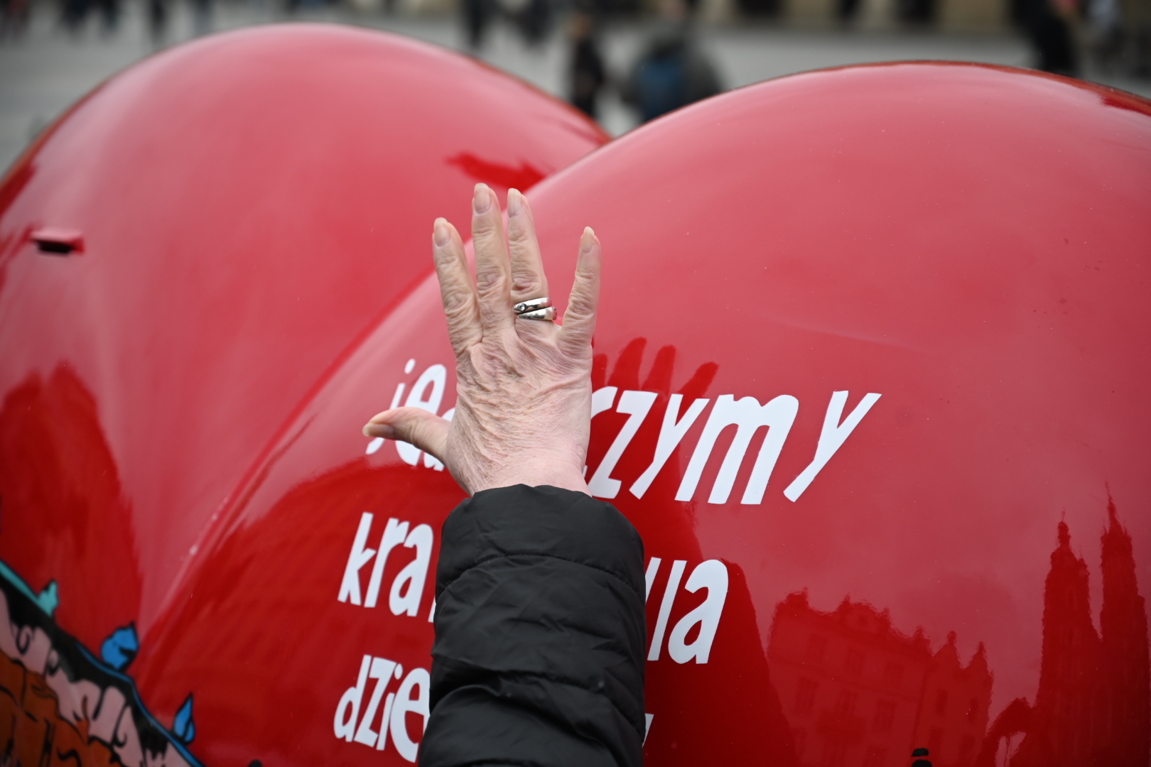 WOŚP na Rynku Głównym w Krakowie