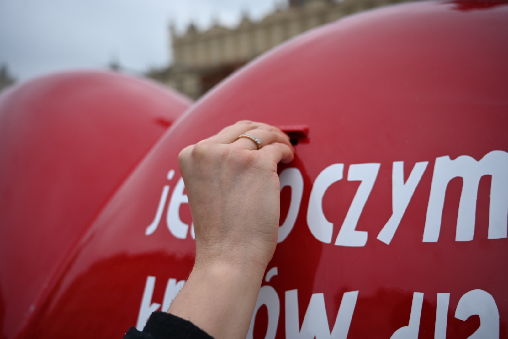 WOŚP na Rynku Głównym w Krakowie