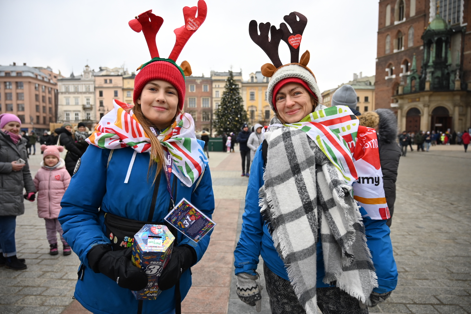 WOŚP na Rynku Głównym w Krakowie