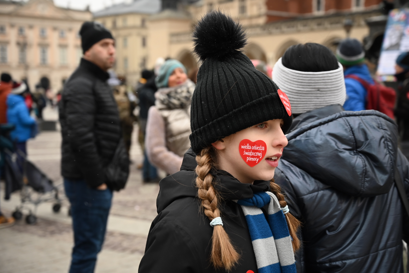 WOŚP na Rynku Głównym w Krakowie