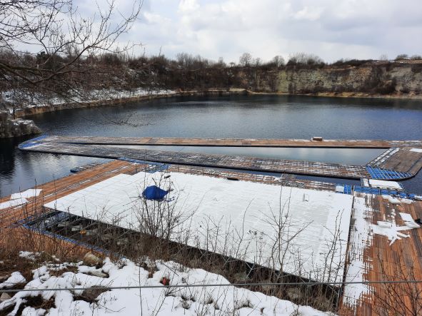 Tak buduje się kąpielisko i park na Zakrzówku