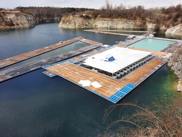 Tak buduje się kąpielisko i park na Zakrzówku