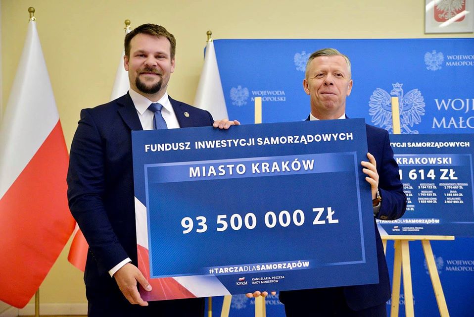 Radny PO pyta, co wiceprzewodniczący rady z PiS zrobił z milionami, które Kraków miał dostać od rządu?