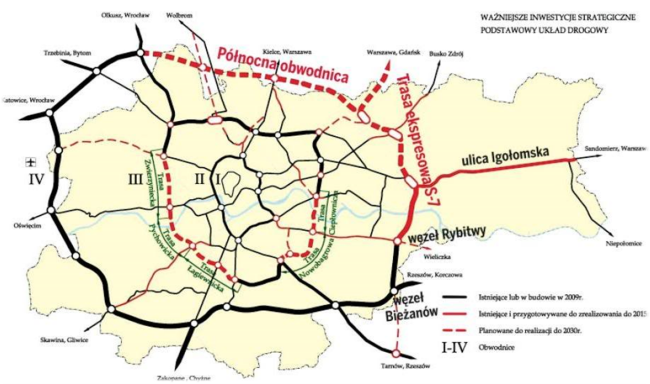 Przygotowania do budowy kolejnej trasy w ramach trzeciej obwodnicy Krakowa