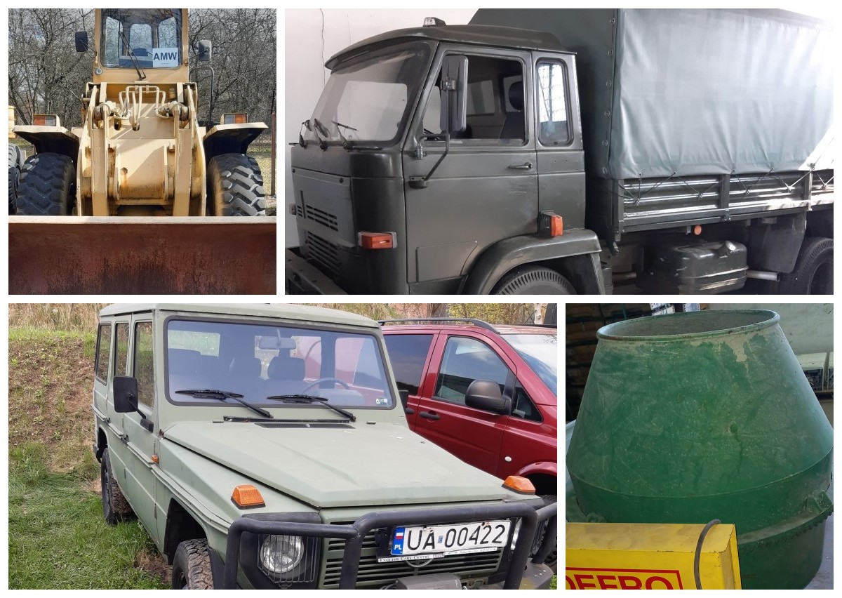 Kultowa „gelenda”, Honker 2000, ciężarówki i betoniarki – to możesz kupić od wojska