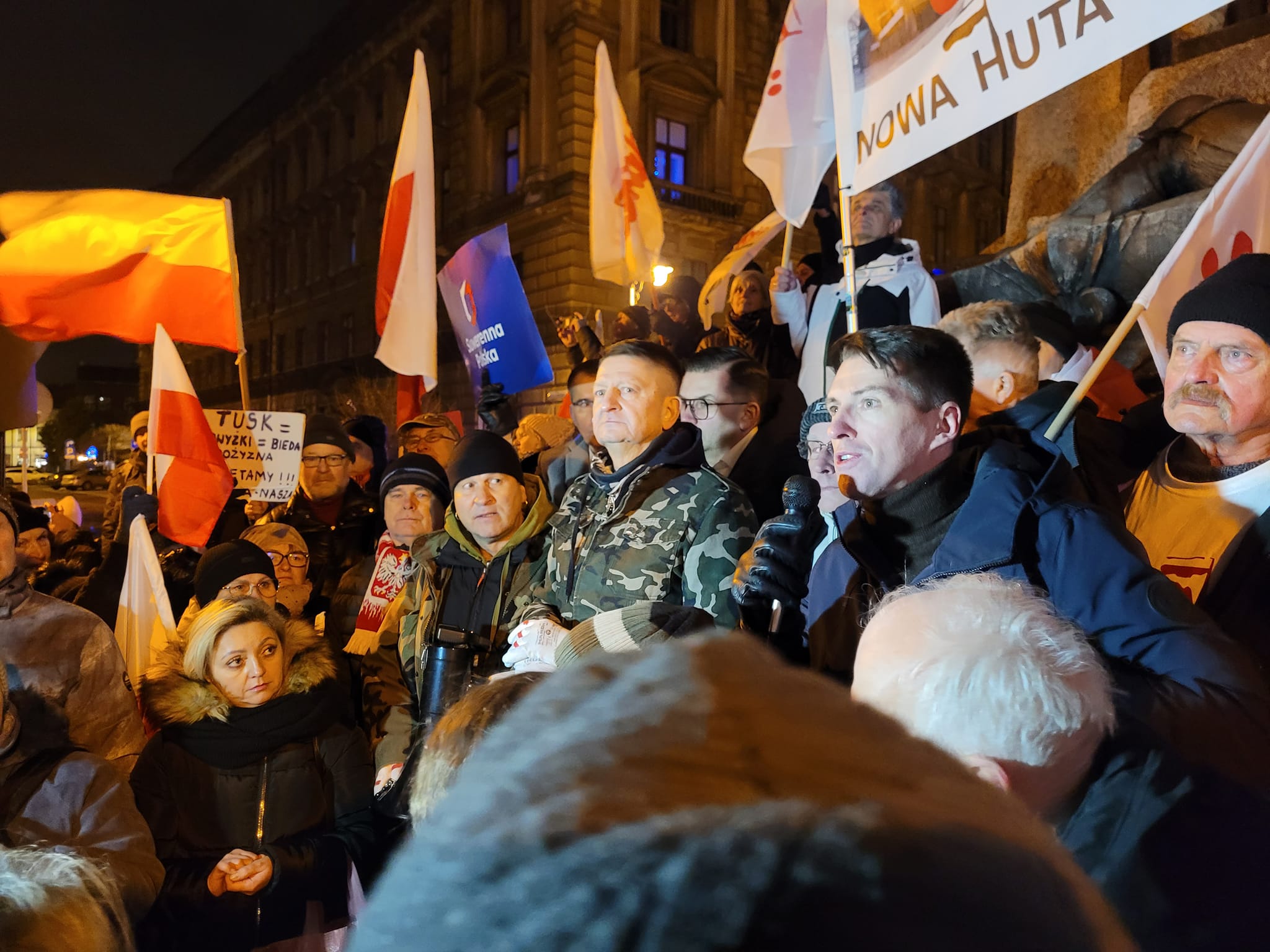Protest of “Free Poles” against the “liquidation of the Polish State”