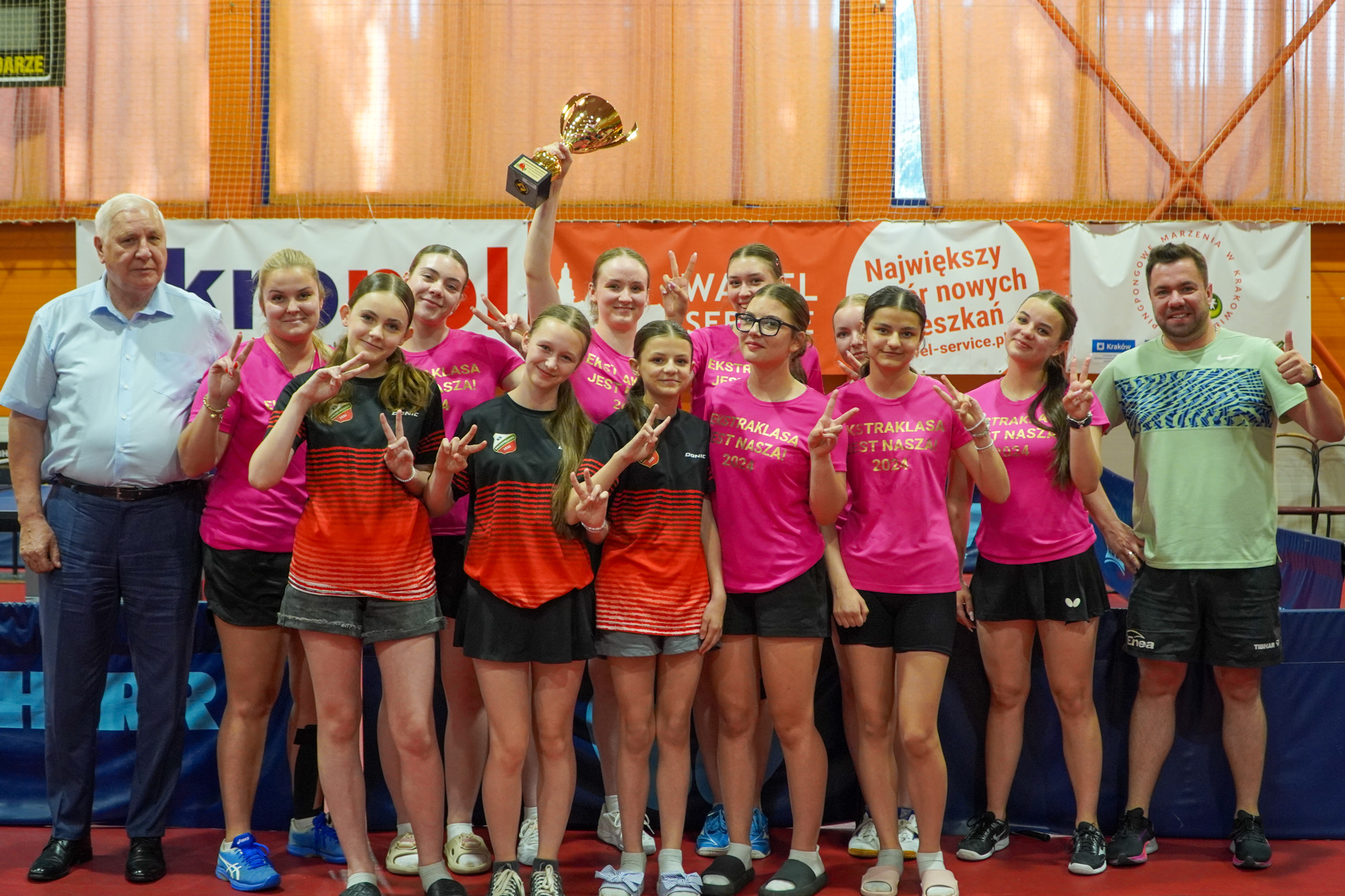 Bronowianka Kraków wraca do Ekstraklasy tenisa stołowego kobiet (ZDJĘCIA)