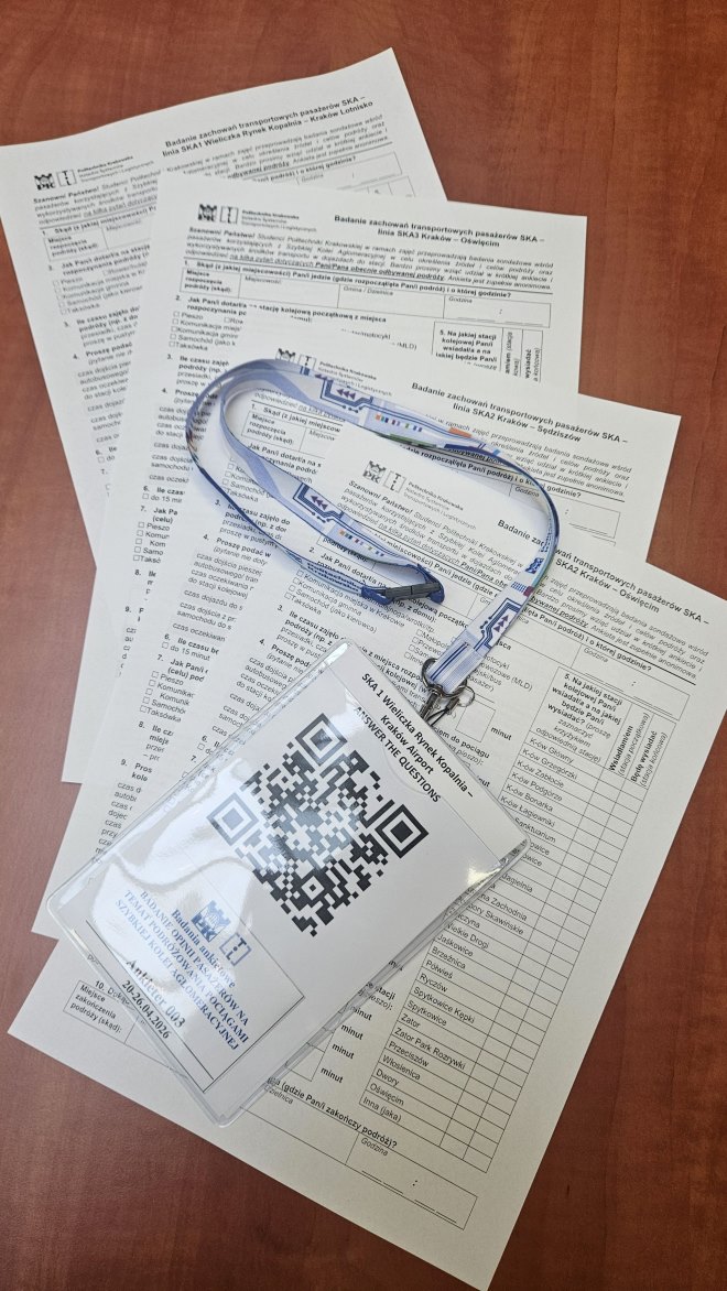 Dokąd, po co i jak podróżują mieszkańcy Małopolski? Ankiety w pociągach Szybkiej Kolei Aglomeracyjnej