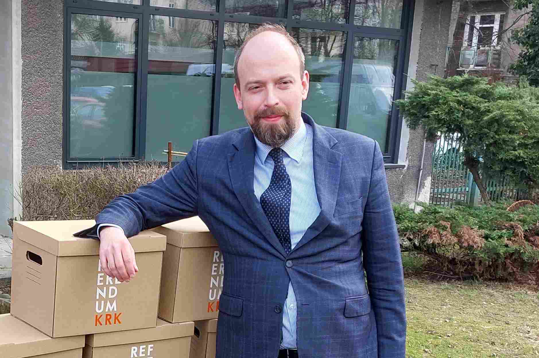 Inicjator referendum w Krakowie Jan Hoffman żąda od prezydenta Aleksandra Miszalskiego ujawnienia planu ogólnego