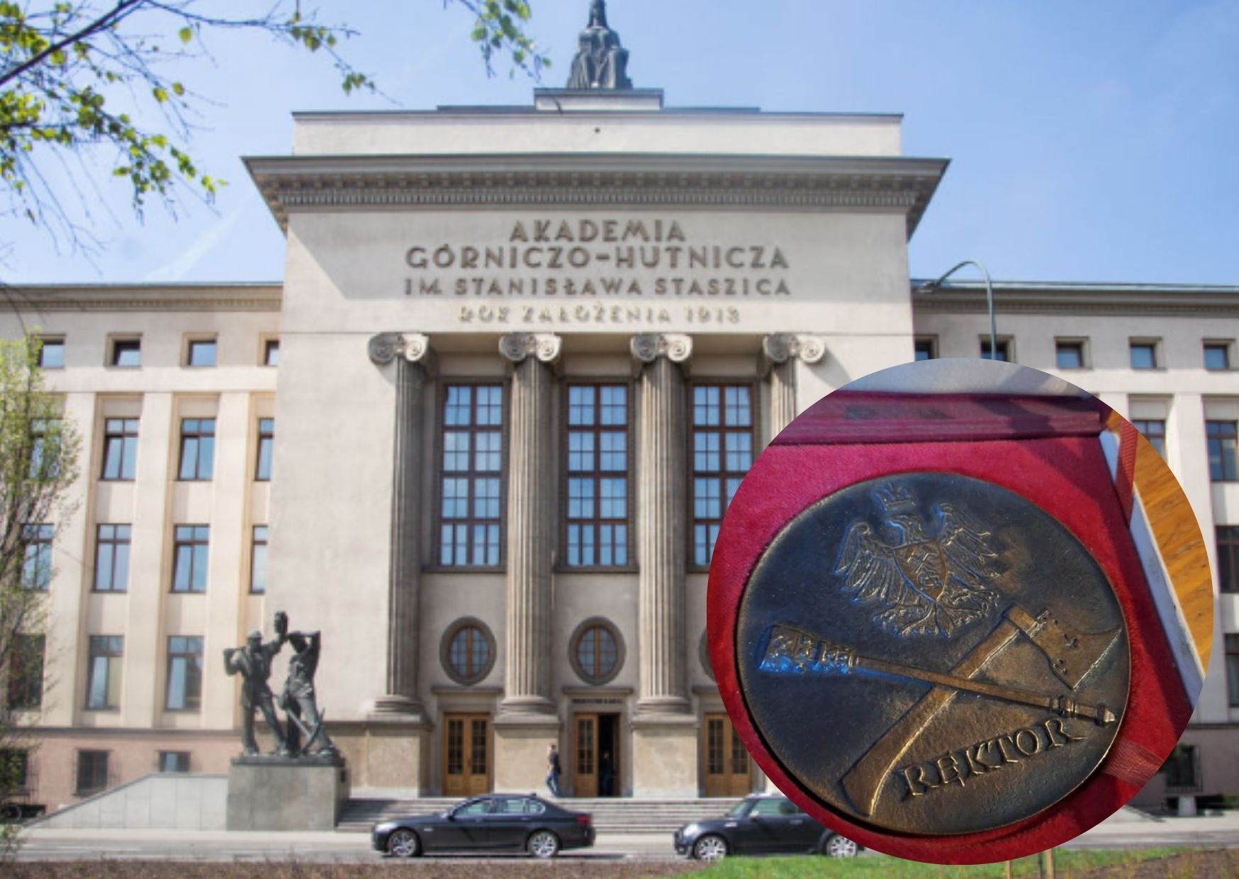 Niezwykłe znalezisko przy śmietniku w Krakowie. Medal Rektora AGH ocalony przed zapomnieniem