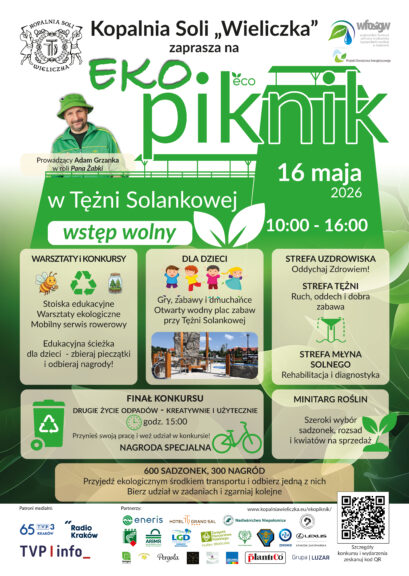 Już w ten weekend ekopikinik w w tężni solankowej Kopalni Soli „Wieliczka”