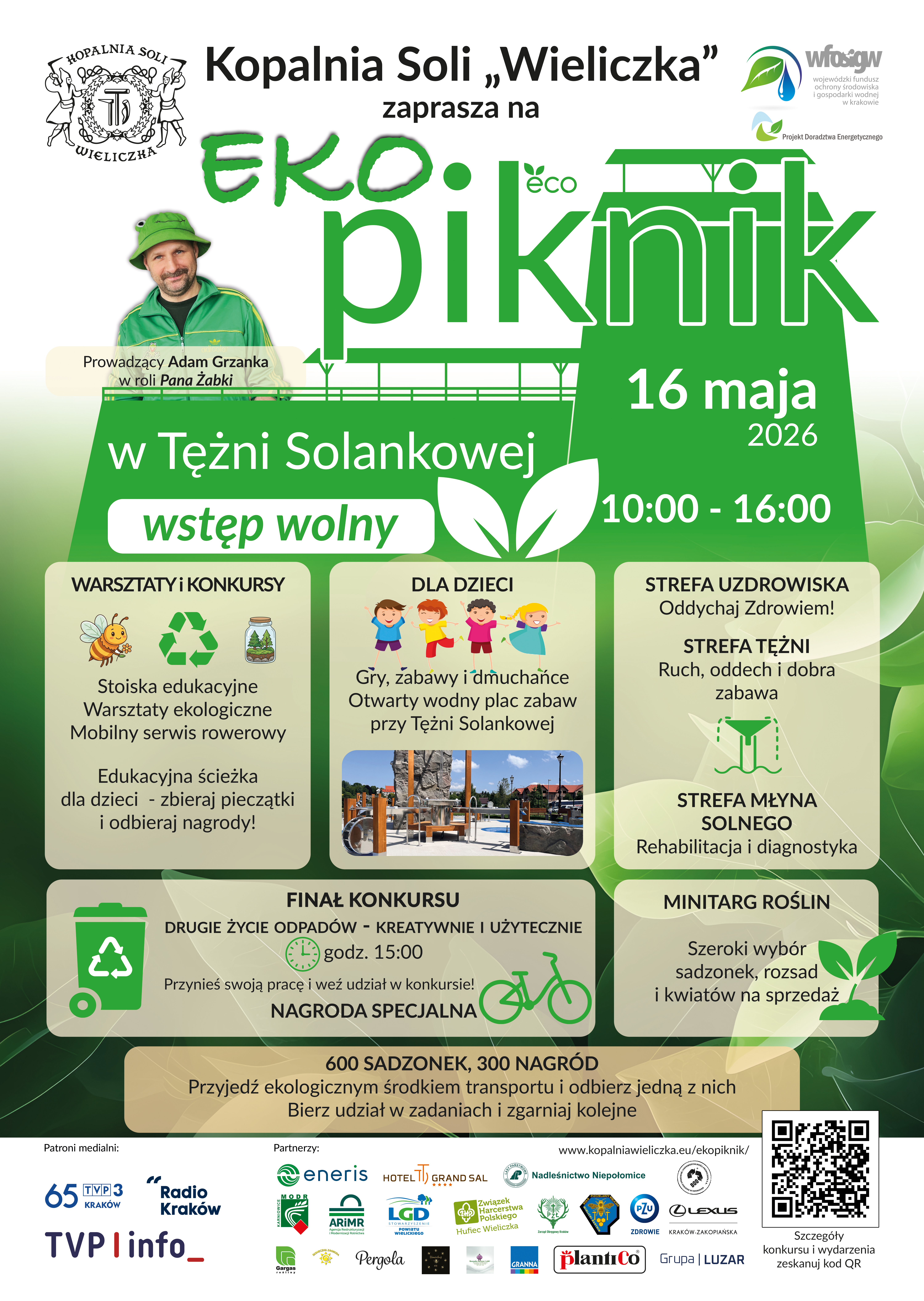 Już w ten weekend ekopikinik w w tężni solankowej Kopalni Soli „Wieliczka”