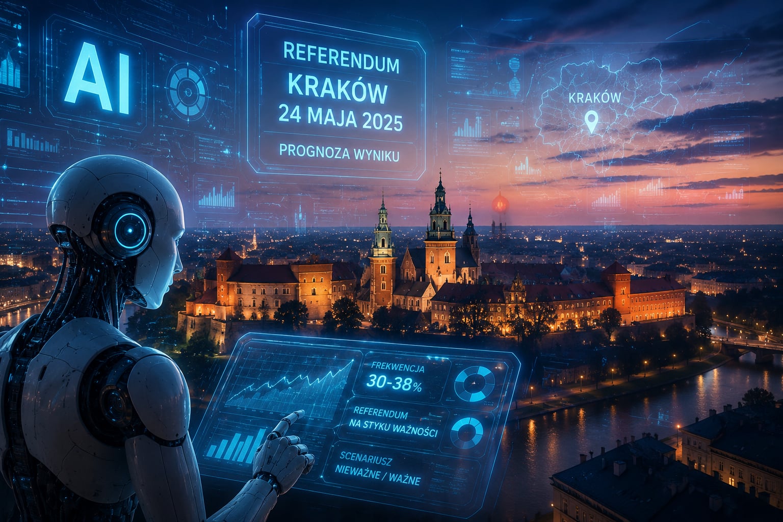Tydzień do referendum w Krakowie. AI prognozuje wynik.