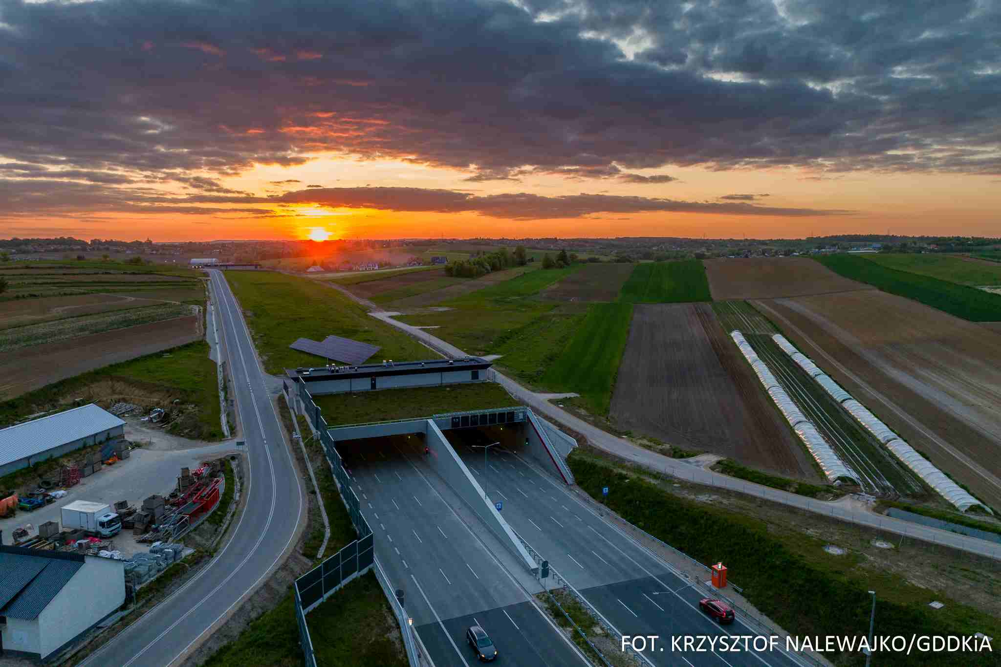 Przez dwie noce utrudnienia na północnej obwodnicy Krakowa – zamknięte tunele, objazdy