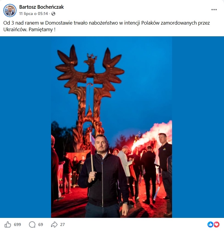 Kandydaci na prezydenta o rocznicy Rzezi Wołyńskiej. Jeden pojechał z pomocą humanitarną na Ukrainę