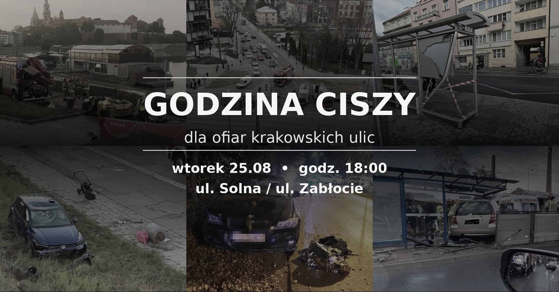 Mieszkańcy Krakowa mają dość. Zdecydowany protest po tragicznym wypadku na ul. Solnej