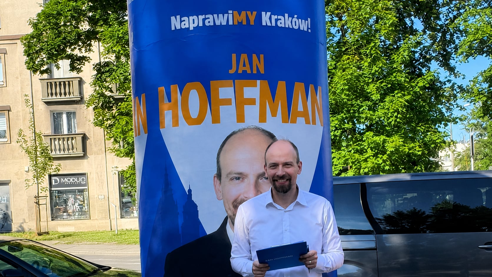 Jan Hoffman rozpoczyna zbiórkę podpisów pod swoją kandydaturą. Dziś spotkanie w Parku Krakowskim