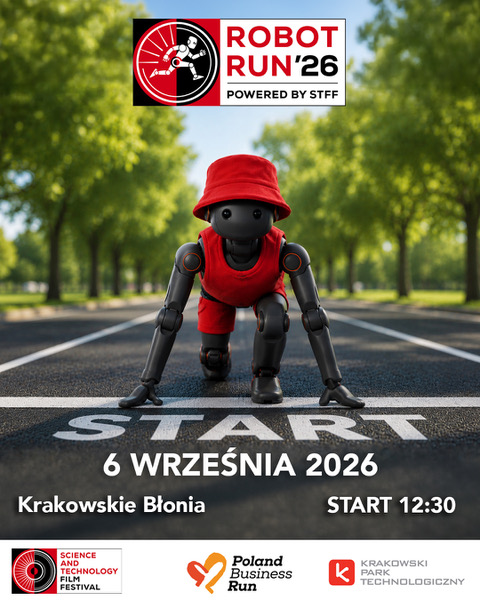 ROBOT RUN na krakowskich Błoniach – roboty humanoidalne i czworonożne pobiegną dla niepełnosprawnych