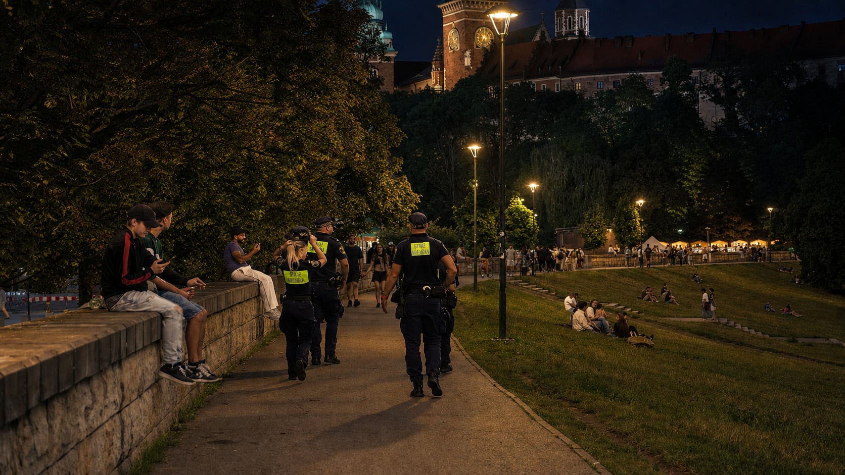 Obnażał się na bulwarach i wymachiwał ostrym narzędziem.