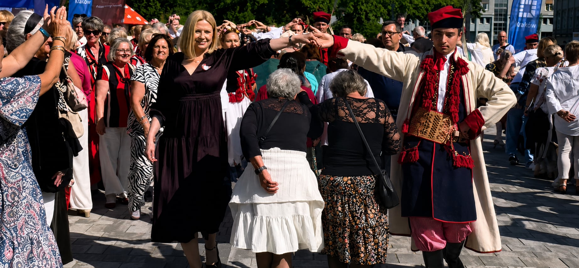 Nowohuckie Senioralia ruszyły polonezem. W pierwszej parze Monika Piątkowska
